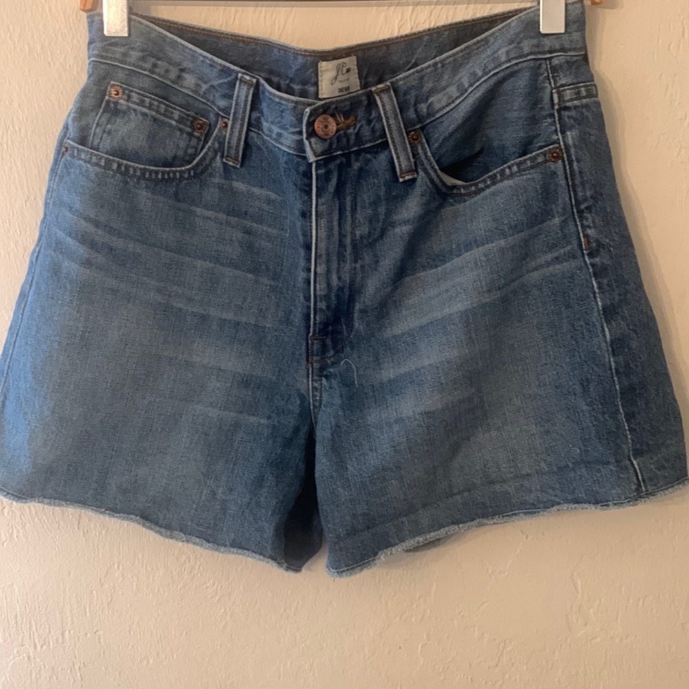 J. Crew denim shorts size 27 with 4” inseam